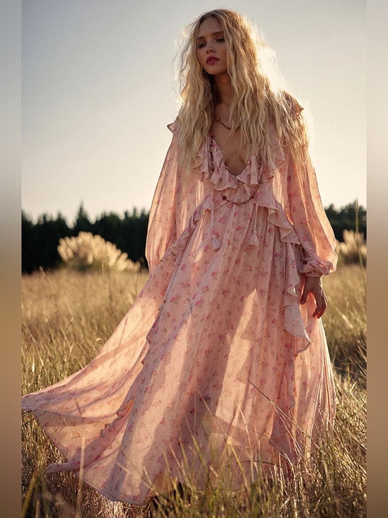 Spell Dresses & Skirts - Free People Spell Fleur Gown Size M